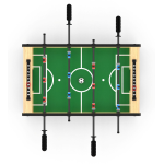 Игровой стол - футбол DFC TEMPEST